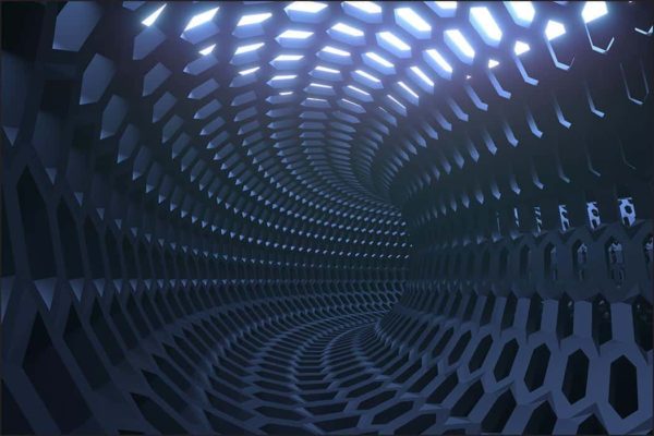 Fototapeta 3D Tunel - Abstrakcja