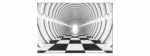 Fototapeta 3D Tunel - Czarno-Biała