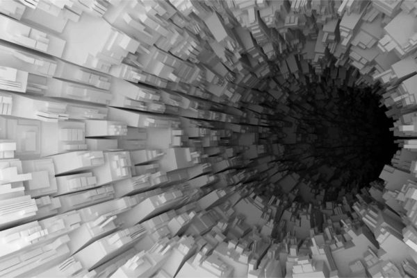 Fototapeta Abstrakcyjny Tunel 3D