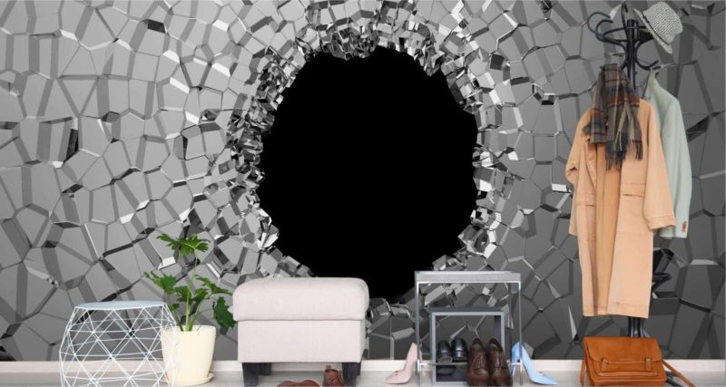 Fototapeta Abstrakcyjny Tunel Efekt 3D