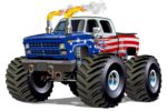 Fototapeta Amerykański Monster Truck
