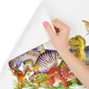 Fototapeta Dinozaury Malowane Akwarelą