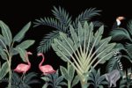 Fototapeta Egzotyczne Zwierzęta Wśród Palm