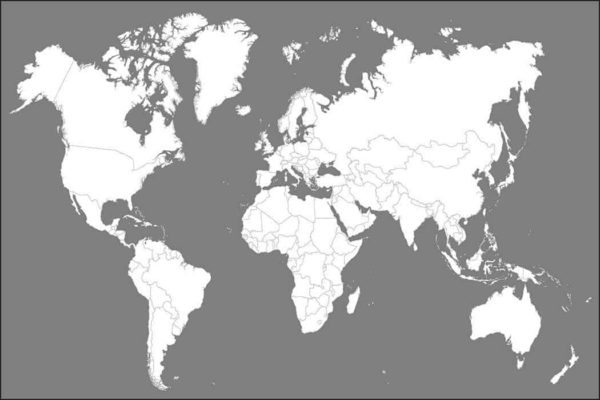Fototapeta Mapa Świata