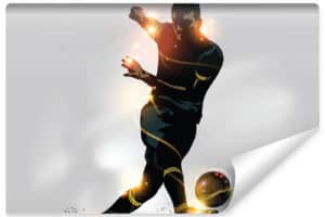 Fototapeta Piłkarz Strzelający Gola