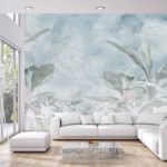 Fototapeta Tropical Trees And Leaves For Digital Printing Wallpaper, Custom Design Wallpaper - 3D