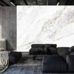 Fototapeta White Gold Marble Texture Pattern Background With High Resolution Design For Cover Book Or Brochure, Poster, Wallpaper Background Or Realistic Business