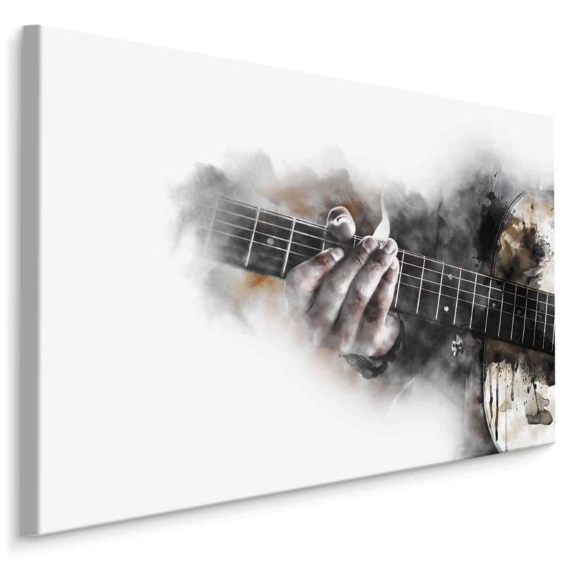 Obraz Na Płótnie Abstrakcyjna Gitara