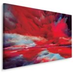 Obraz Na Płótnie Abstrakcyjne Czerwone Niebo