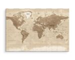 Obraz Na Płótnie Fizyczna Mapa Świata