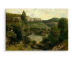 Obraz Na Płótnie Gustave Courbet "Widok Ornans" Reprodukcja