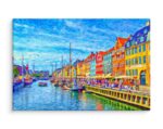 Obraz Na Płótnie Kanał Nyhavn W Centrum Kopenhagi