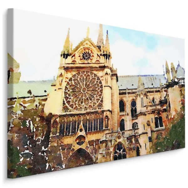 Obraz Na Płótnie Katedra Notre Dame Jak Namalowana