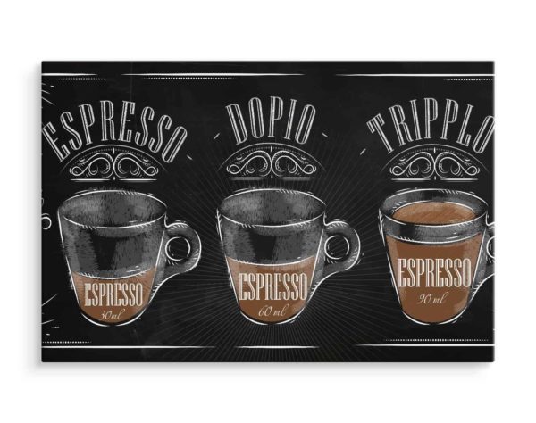 Obraz Na Płótnie Kawa Espresso W Stylu Vintage