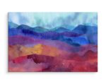 Obraz Na Płótnie Kolorowe Abstrakcyjne Pasma Górskie