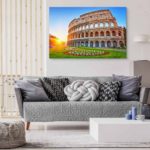 Obraz Na Płótnie Koloseum O Wschodzie Słońca 3D