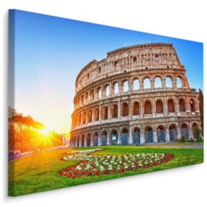 Obraz Na Płótnie Koloseum O Wschodzie Słońca 3D