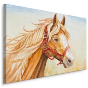 Obraz Na Płótnie Koń Malowany Akwarelą
