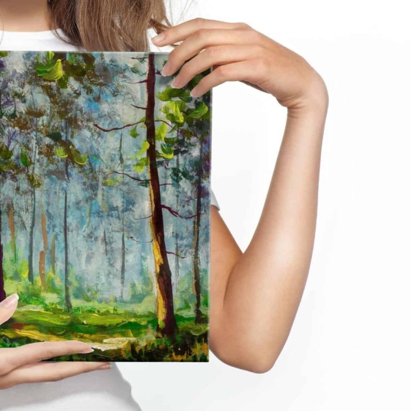 Obraz Na Płótnie Leśny Krajobraz Jak Malowany