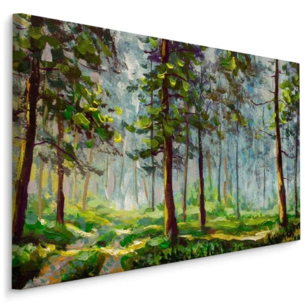 Obraz Na Płótnie Leśny Krajobraz Jak Malowany