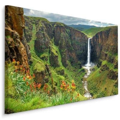 Obraz Na Płótnie Majestatyczny Wodospad W Lesotho