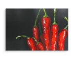 Obraz Na Płótnie Malowane Papryczki Chili