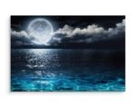 Obraz Na Płótnie Morze Nocą Z Księżycem