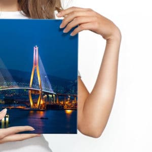 Obraz Na Płótnie Most Busan Harbor Bridge, Korea Południowa