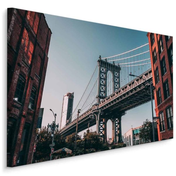 Obraz Na Płótnie Most Manhattan Bridge, Nowy Jork