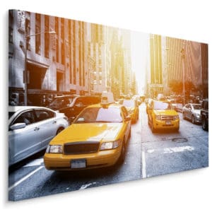 Obraz Na Płótnie Nowojorskie Taksówki 3D