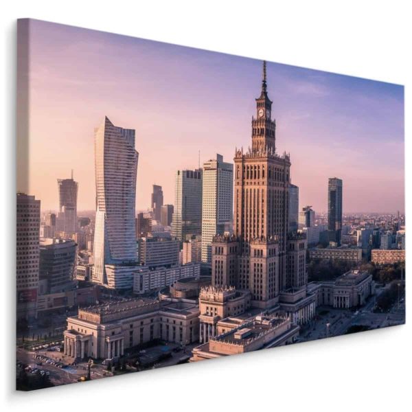Obraz Na Płótnie Panorama Miasta Warszawy