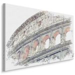 Obraz Na Płótnie Rzymskie Koloseum Jak Malowane