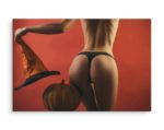 Obraz Na Płótnie Seksowna Kobieta W Stroju Na Halloween