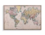 Obraz Na Płótnie Stara Mapa Świata