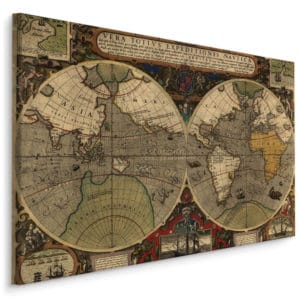 Obraz Na Płótnie Starożytna Mapa Świata