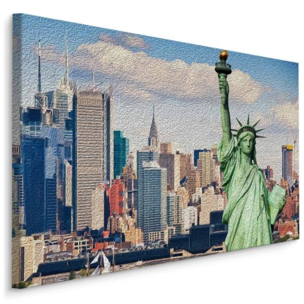 Obraz Na Płótnie Statua Wolności W Nowym Jorku