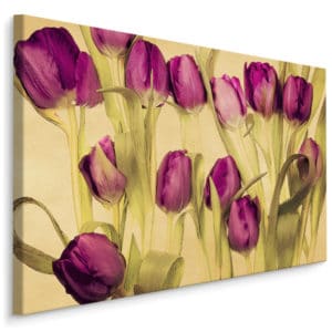 Obraz Na Płótnie Tulipany W Stylu Retro