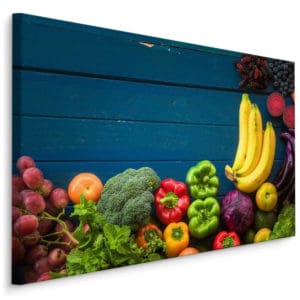 Obraz Na Płótnie Warzywa I Owoce Na Stole