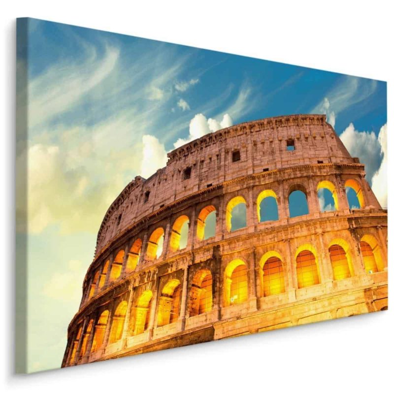 Obraz Na Płótnie Widok Z Dołu Na Koloseum