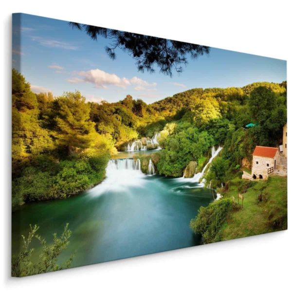 Obraz Na Płótnie Wodospad Skradinski Buk W Chorwacji