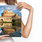 Obraz Na Płótnie Zamek Świętego Anioła W Rzymie 3D
