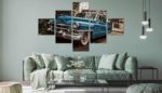 Obraz Wieloczęściowy Niebieski Cadillac Eldorado Z 1953 Roku