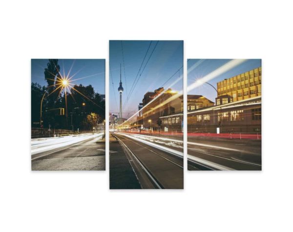 Obraz Wieloczęściowy Panoramiczny Widok Na Ulice Berlina