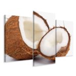 Obraz Wieloczęściowy Połówki Kokosa