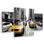 Obraz Wieloczęściowy Taksówki W Nowym Jorku