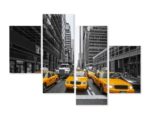 Obraz Wieloczęściowy Żółte Taksówki W Nowym Jorku