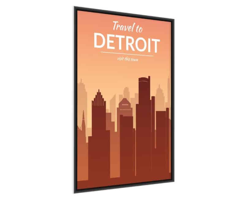 Plakat Travel To Detroit