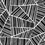 Tapeta Czarno-Białe Wzory Geometryczne