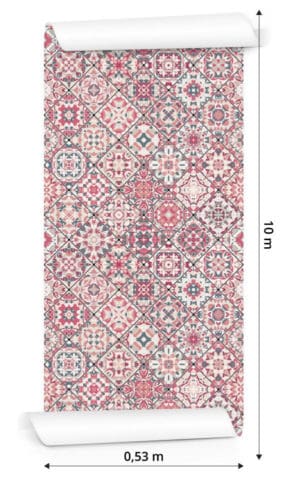Tapeta Kolorowa Mozaika W Orientalnym Stylu