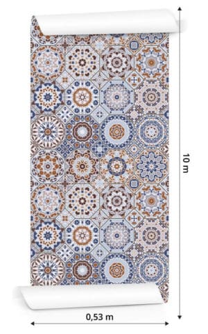 Tapeta Kolorowa Mozaika W Stylu Arabskim